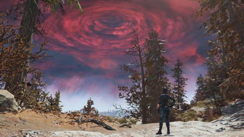 Небо Аппалачи в игре Fallout 76