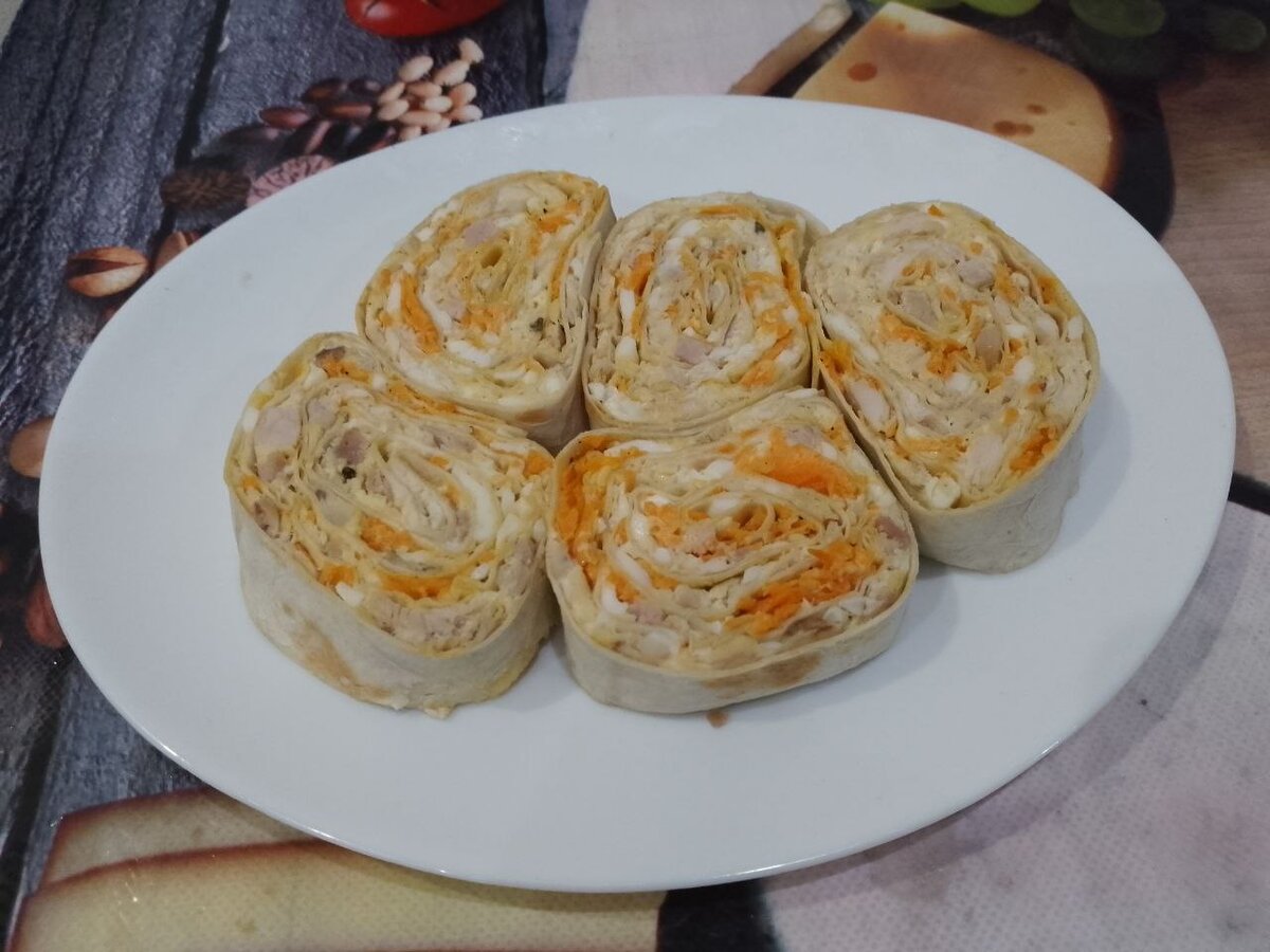 Лаваш с начинкой из мяса, яиц и моркови | Кулинарный блог Галины Кундиус |  Дзен