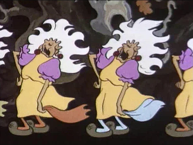 Кадр из мультфильма «Летучий корабль», 1979, СССР