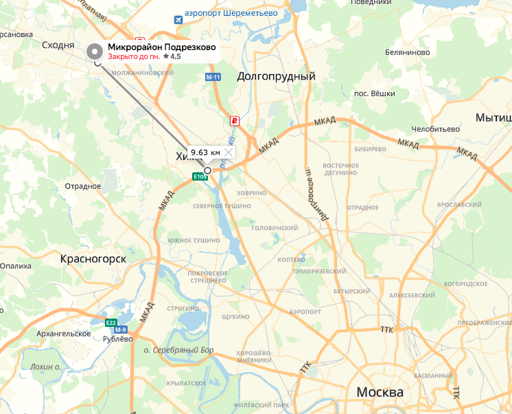 10 км от МКАД, доступность от метро. А самое важно, это строительство надземной ветки метро, которая будет соединяться с МЦК и московским метро.