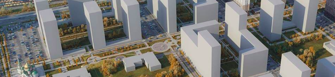 Стоить отметить, что будет большая пешеходная аллея. Это плюс для всех, т.к. это будет разделять дома и строительство новых очередей.