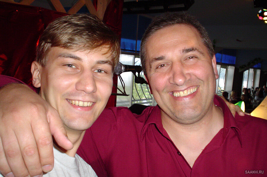 широко известный в узких кругах Юрий Евграфович Колосов (справа) и я