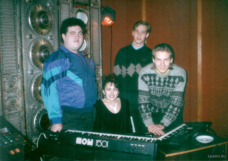 слева направо: Тахир Хакимов, Светлана Завьялова, Дмитрий Никифоров и я