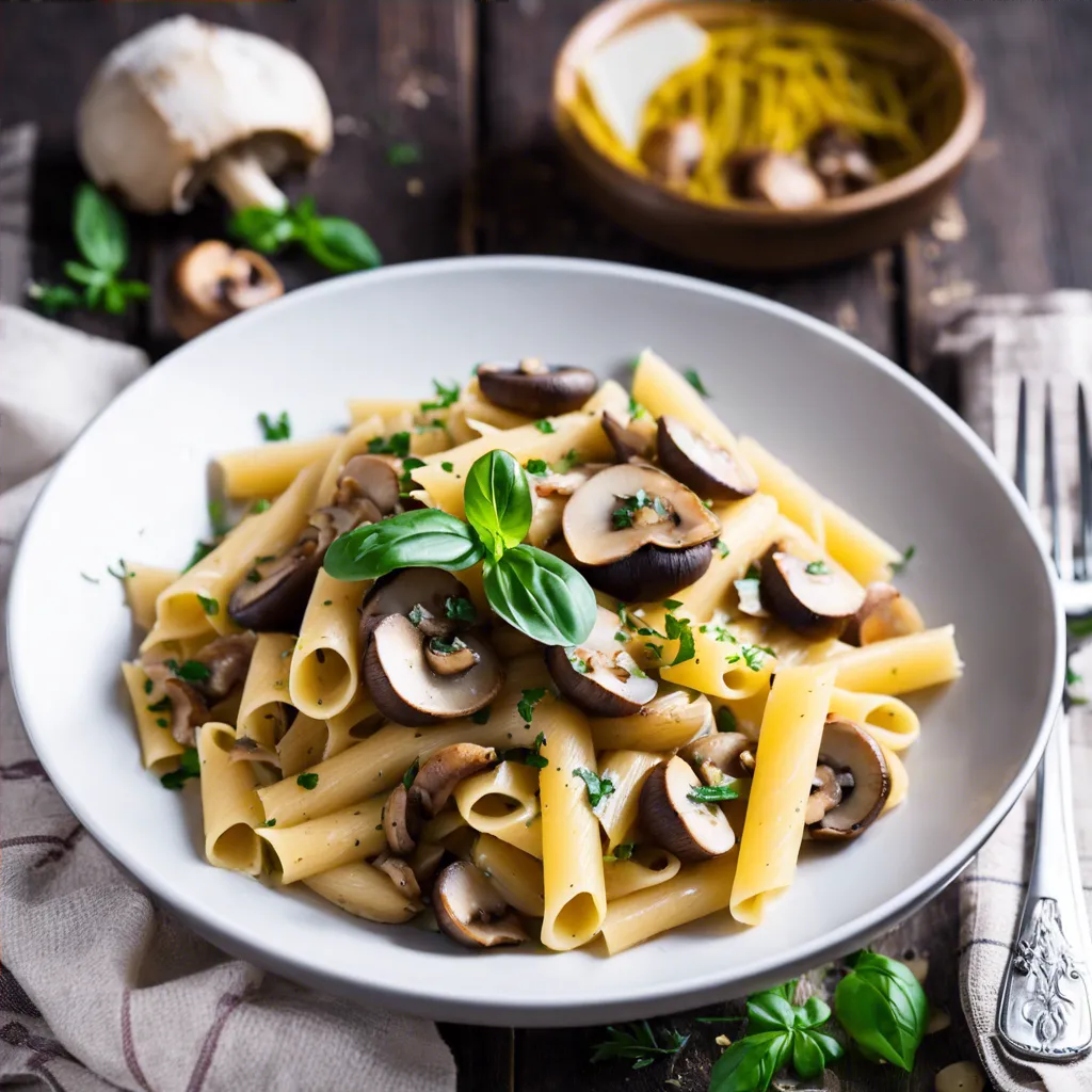 Паста с грибами🍝