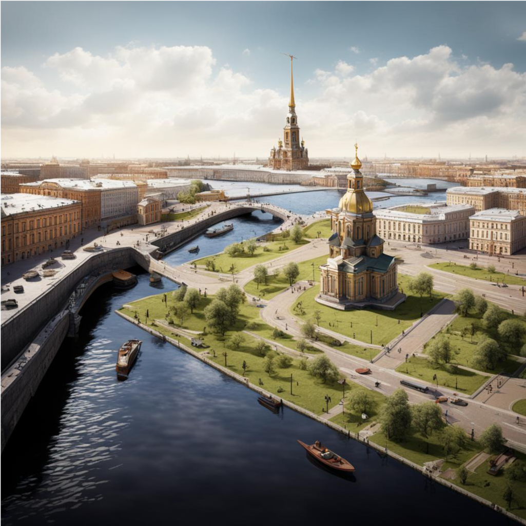 Съемка для ландшафтного дизайна в Санкт-Петербурге 