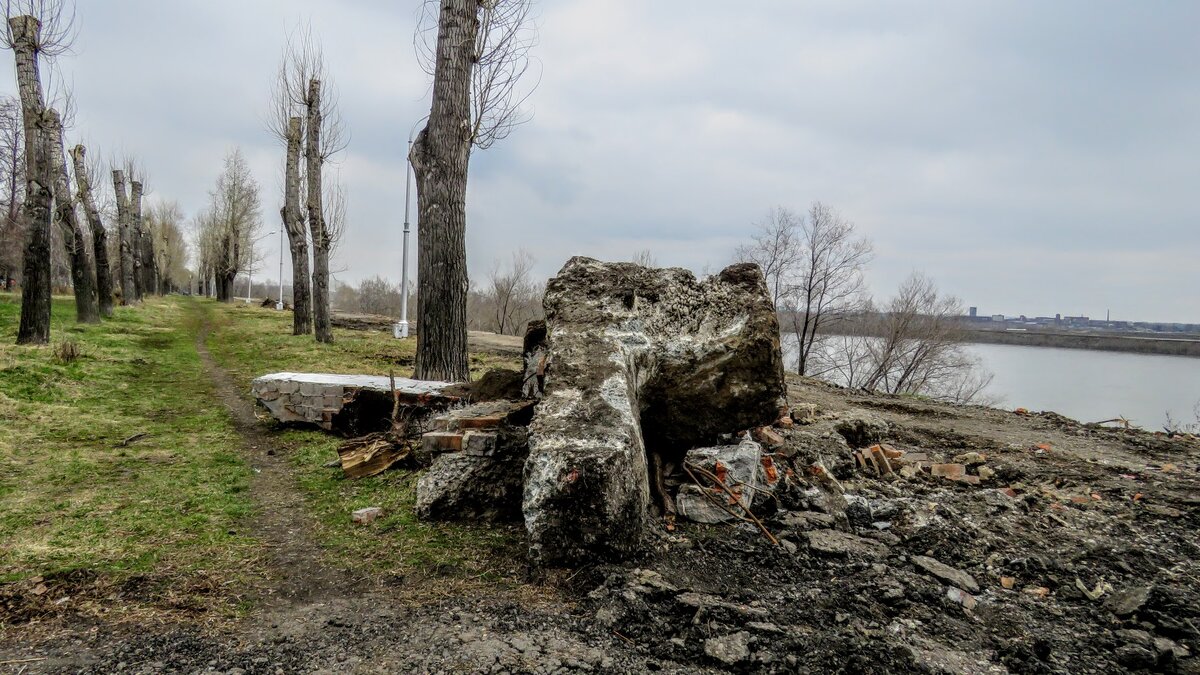 Набережная Кировского района(благоустройство) и после благоустройства -  Кемерово | Екатерина про Кемерово | Дзен