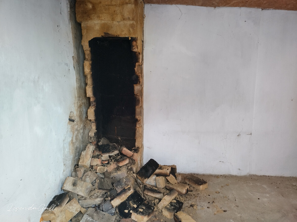 Кирпичный остов трубы