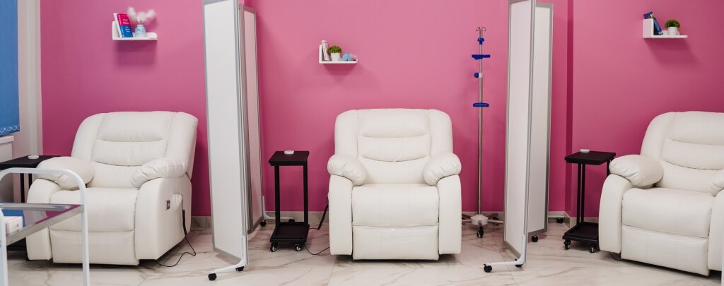 Процедурный кабинет клиники инфузионной медицины Clean Clinic в Иркутске