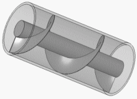 Насос винтовой ручной "Архимеда", шнековый