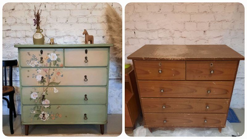 Комод До и После