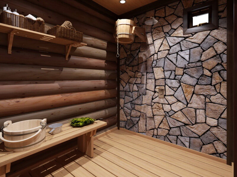 Популярные стили в дизайне для бани