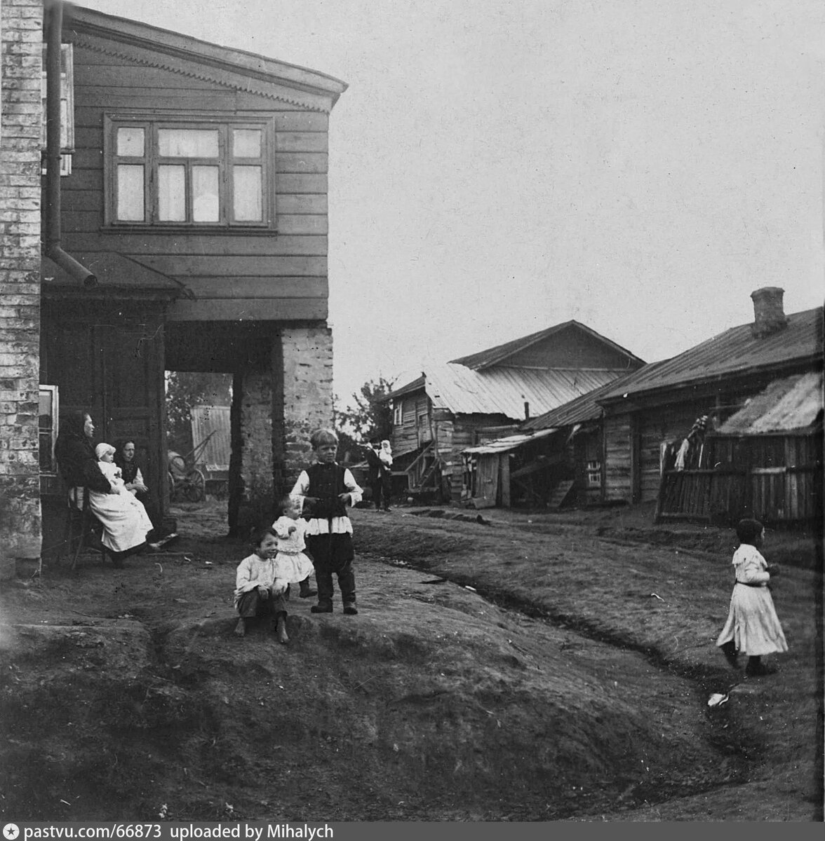Село Воробьёво в 1903 году. С сайта www.pastvu.com.