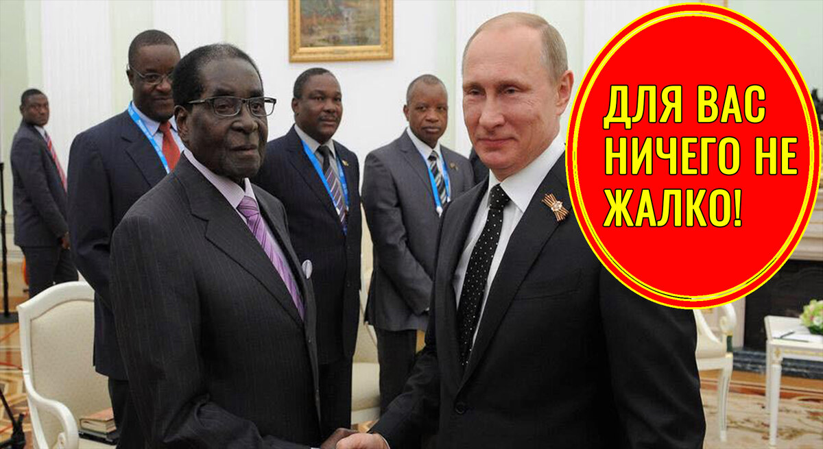 Путин и африканские политики