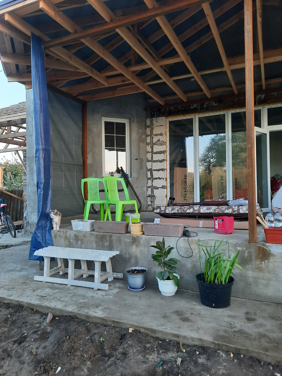 Веранда, на которой мы прожили все лето 2021 г.