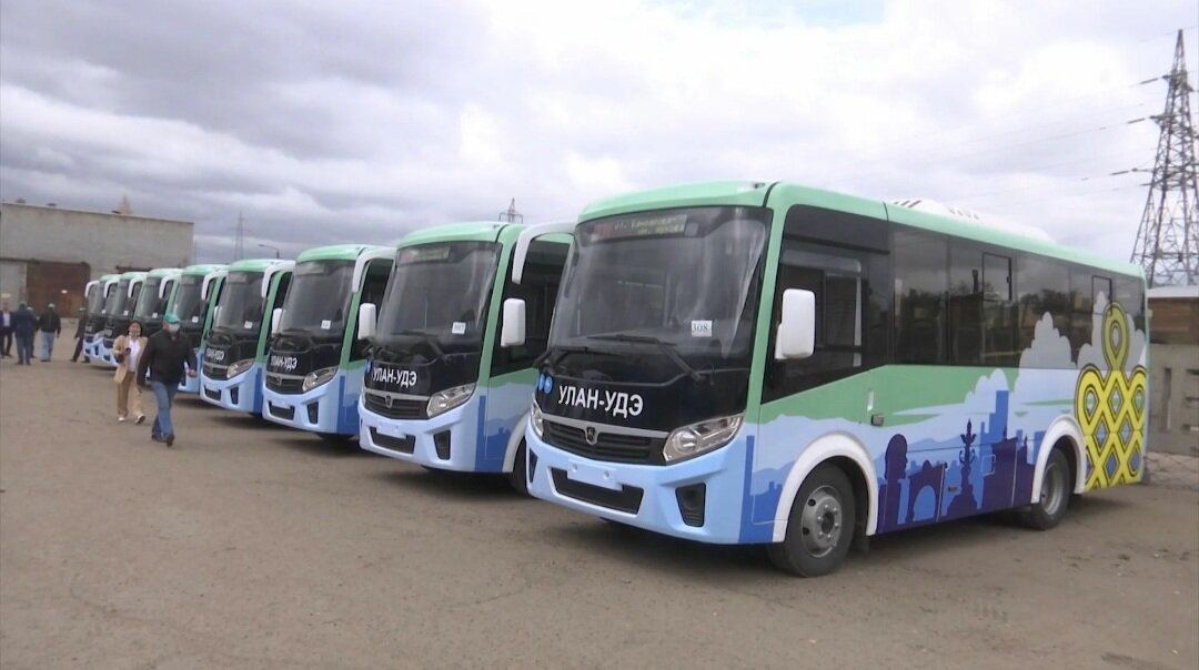 Новые автобусы "ПАЗ-Vector-NEXT" в Улан-Удэ.