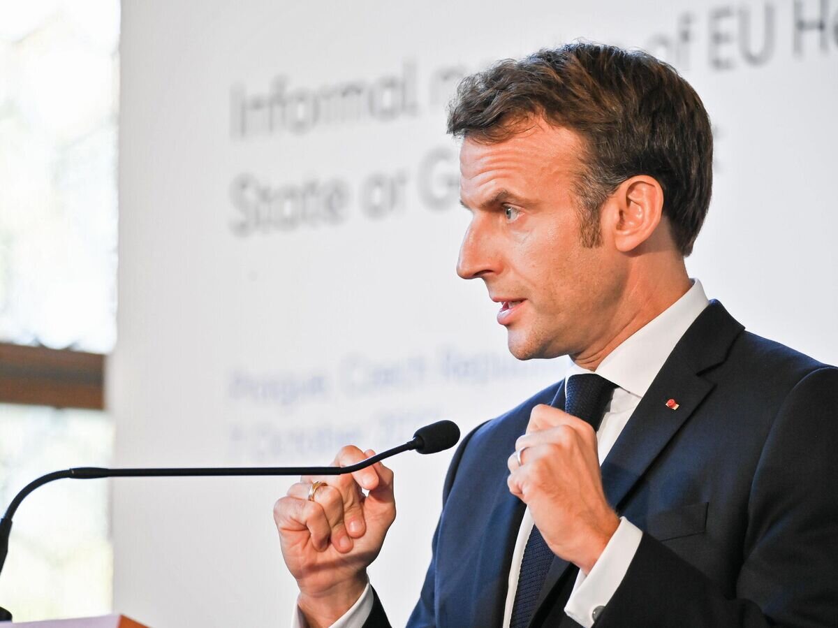    Эммануэль Макрон© РИА Новости . Стрингер