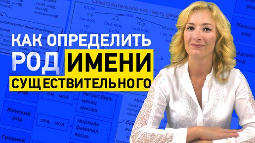 Как определить род имени существительного? Мужской, женский и средний род имен существительных