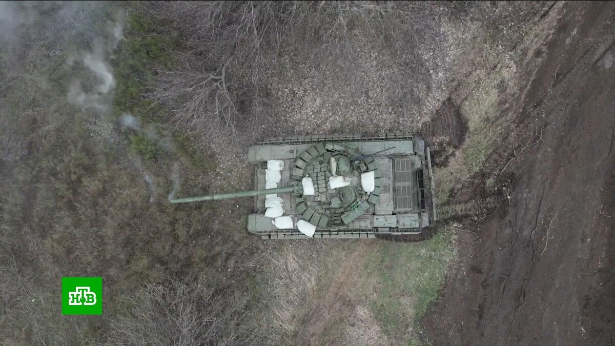    МО показало удар танкистов по украинским диверсантам в Белгородской области