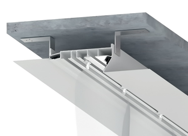Изготовление ниши под карниз с применением профиля ПК 5 с подсветкой. Гардина трех полосная с отбойником и двумя элемента крепления гарпуна натяжного потолка.