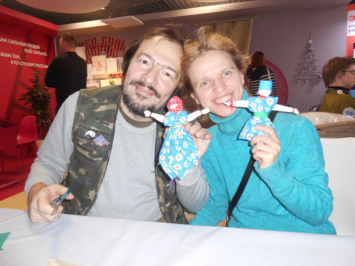 Я с мужем на мастерклассе