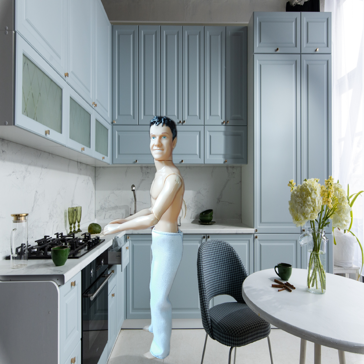 - Привет! Проснулась? Умывайся и иди завтракать. 