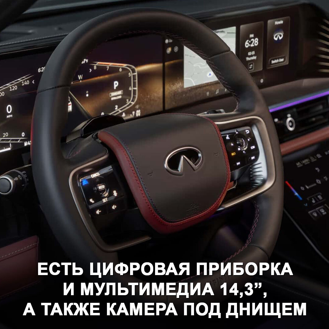 Представлено новое поколение внедорожника Infiniti QX80: рама сохранена, V8  ушёл в историю, но машина стала мощнее предшественника 😎 | Дром | Дзен