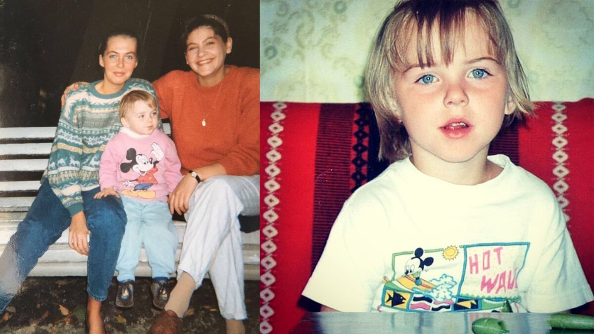    Анастасия Евграфова в детстве