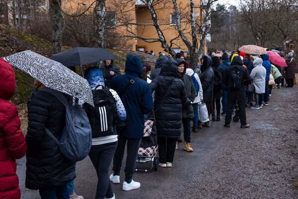    Украинские беженцы: Мы хотим жить в Швеции, а не выживать