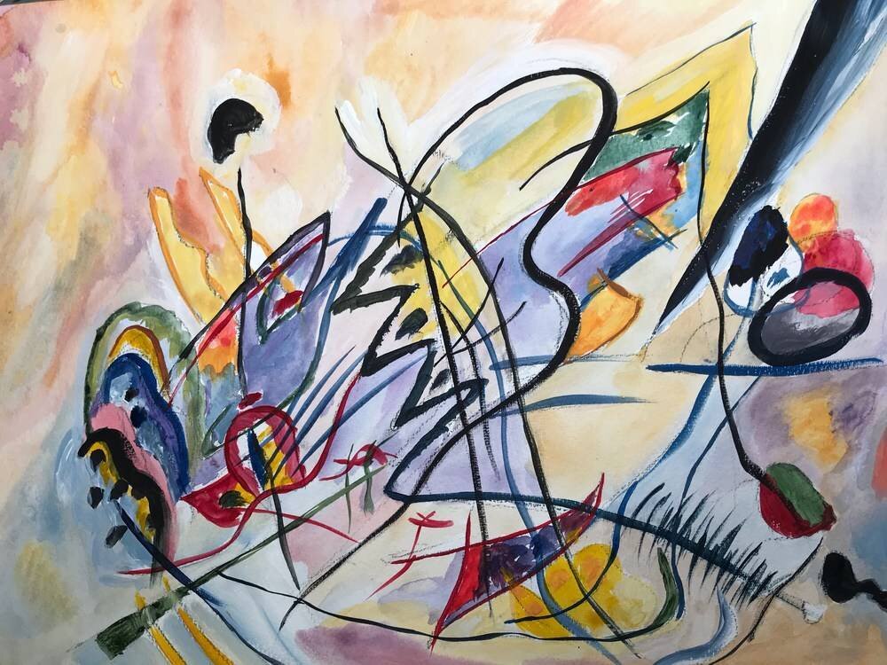 Изображение kandinsky. Абстракционизм Кандинский.