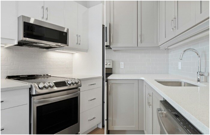 Вес кухонных шкафов – еще один показатель, который следует учитывать при выполнении ремонтных работ 