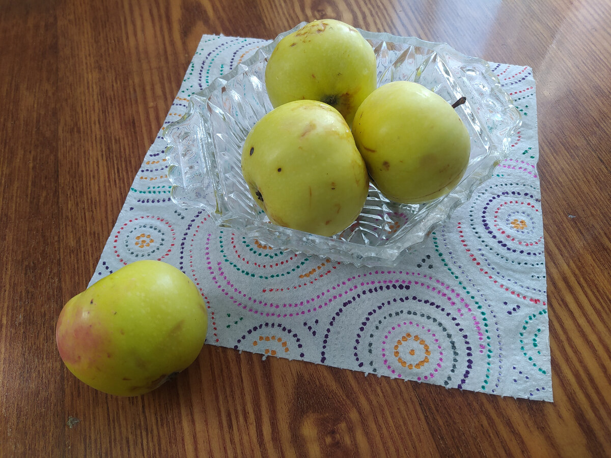 Фото автора. Вот такая временная салфетка получилась