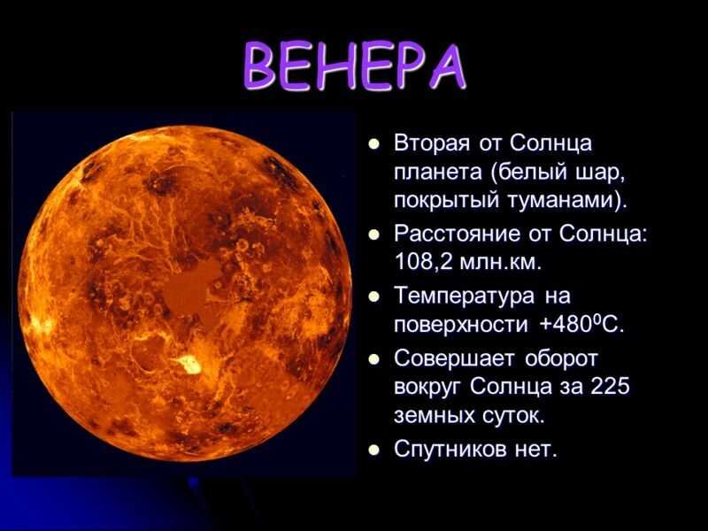 Все о Венере: основные характеристики и интересные факты