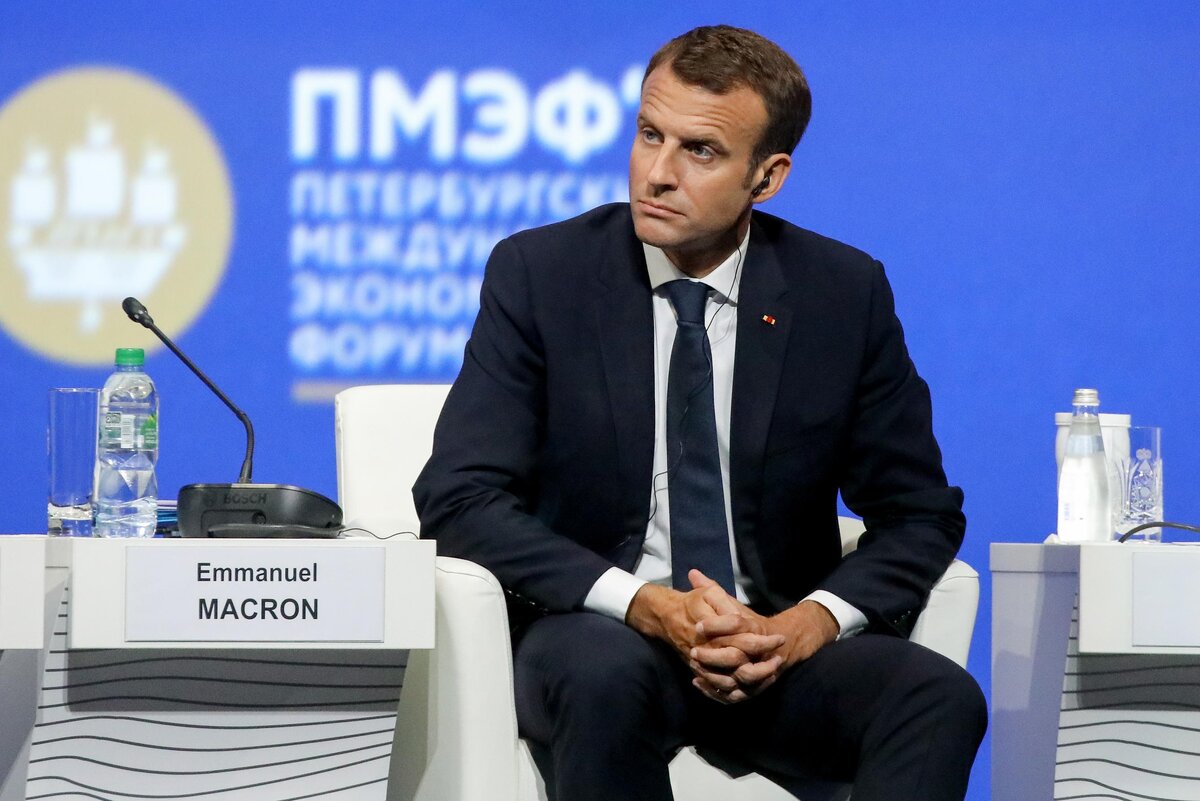 Макрон призвал восстановить украинскую армию и провести мобилизацию.  Фото: ﻿Фото: Фото: из фотобанка Фонда Росконгресс / photo.roscongress.org / Вячеслав Викторов