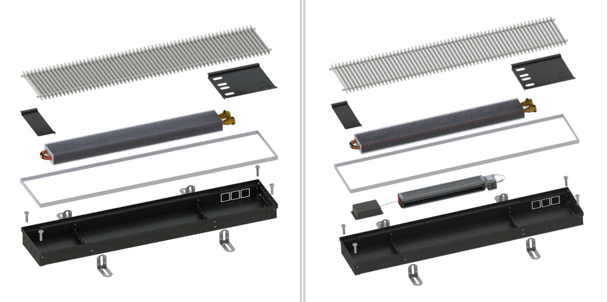 Конвекторы ITTL (слева) и ITTBL (справа).