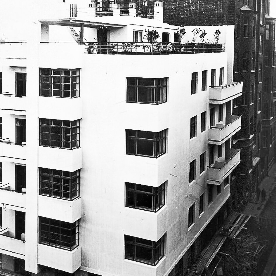 Жилой дом Госстраха в Москве, 1926-1927 гг. Фото: Past Vu 