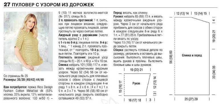 Ажурные узоры всегда были популярны среди любителей вязания спицами. Они позволяют создавать красивые и легкие изделия, которые идеально подходят для летнего сезона.-8