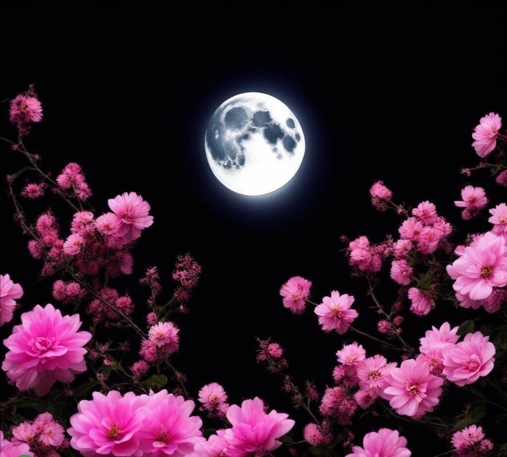 Розовое полнолуние-время цветения флоксов
