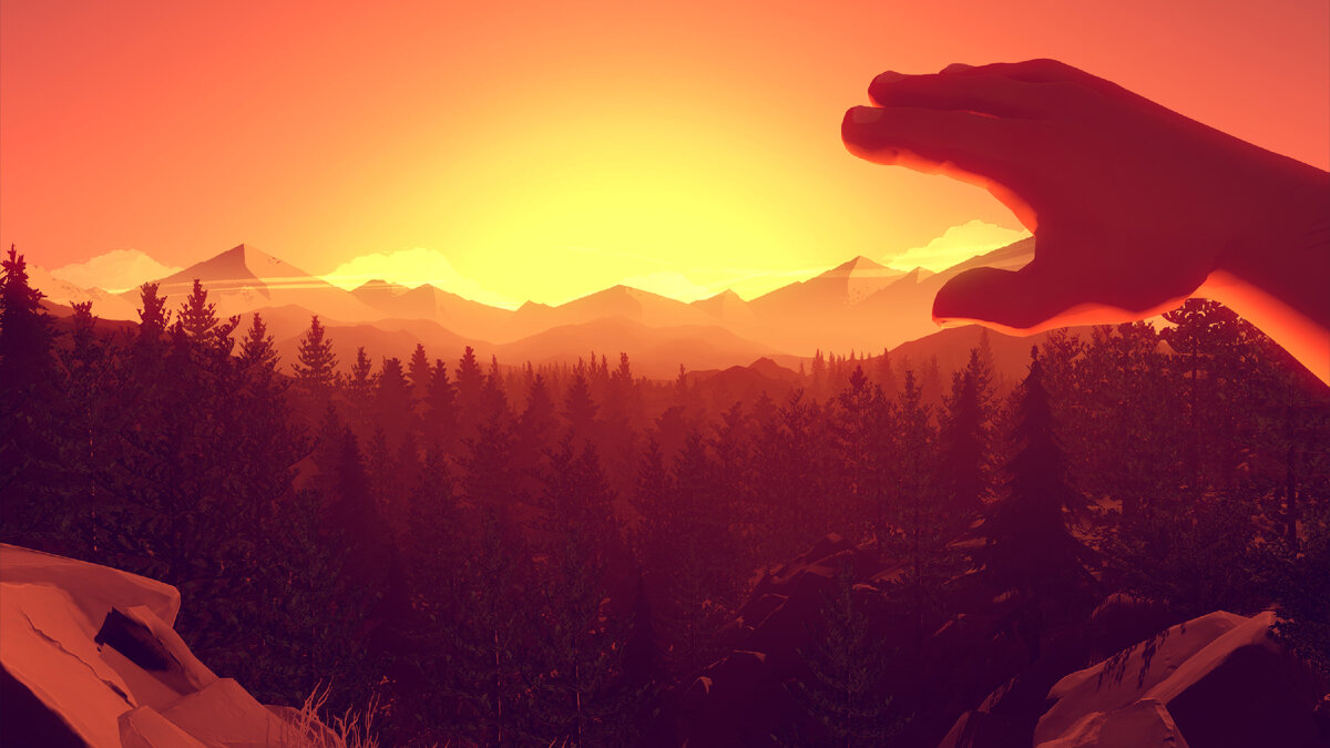 Скриншот из игры - Firewatch