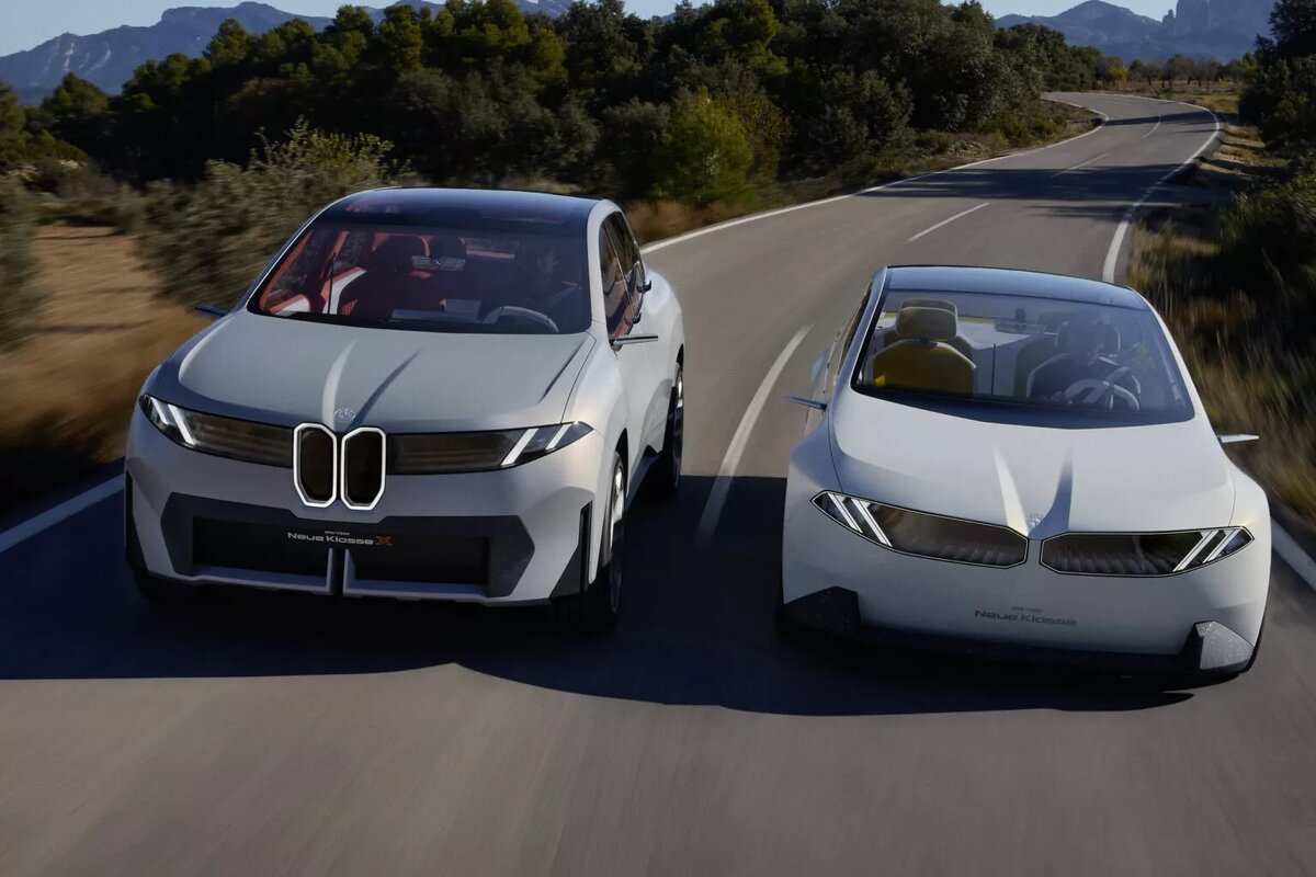 Новый по названию и философии дизайна, BMW Vision Neue Klasse X заменит iX3 в следующем году.-5