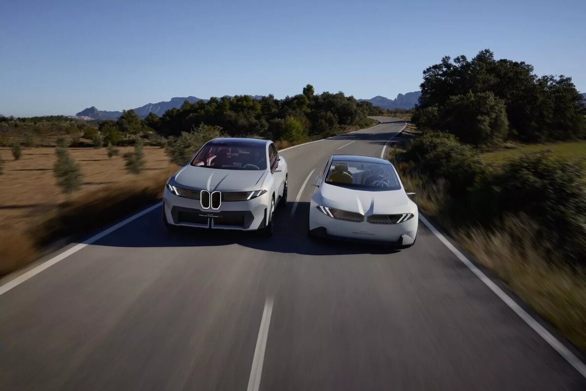 Новый по названию и философии дизайна, BMW Vision Neue Klasse X заменит iX3 в следующем году.-28
