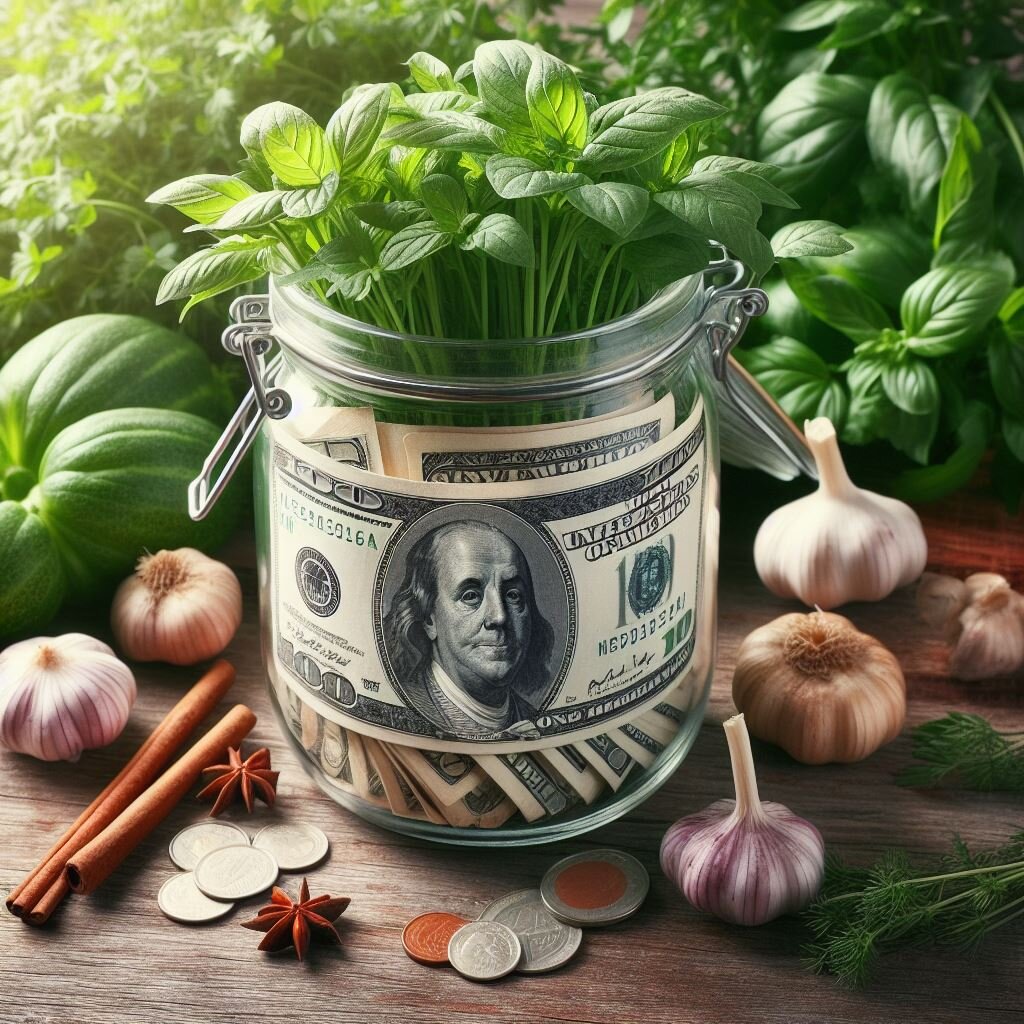 Зелень. С чесночком.