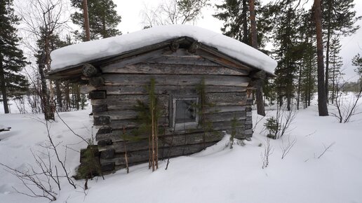 ЗАНОЧЕВАЛ В ИЗБУШКЕ. ПЛАНЫ РУШАТСЯ. РЫБАЛКА НА ХАРИУСА.