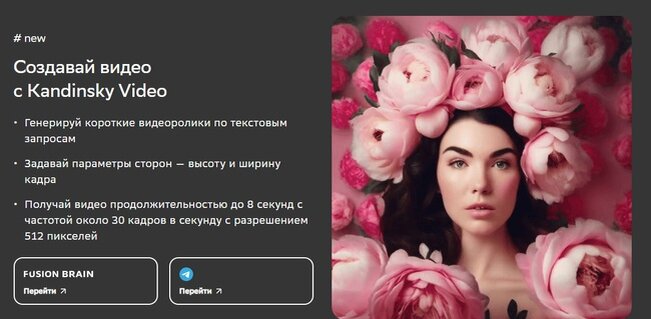 Рис.2. Окно для перехода на генерацию видео