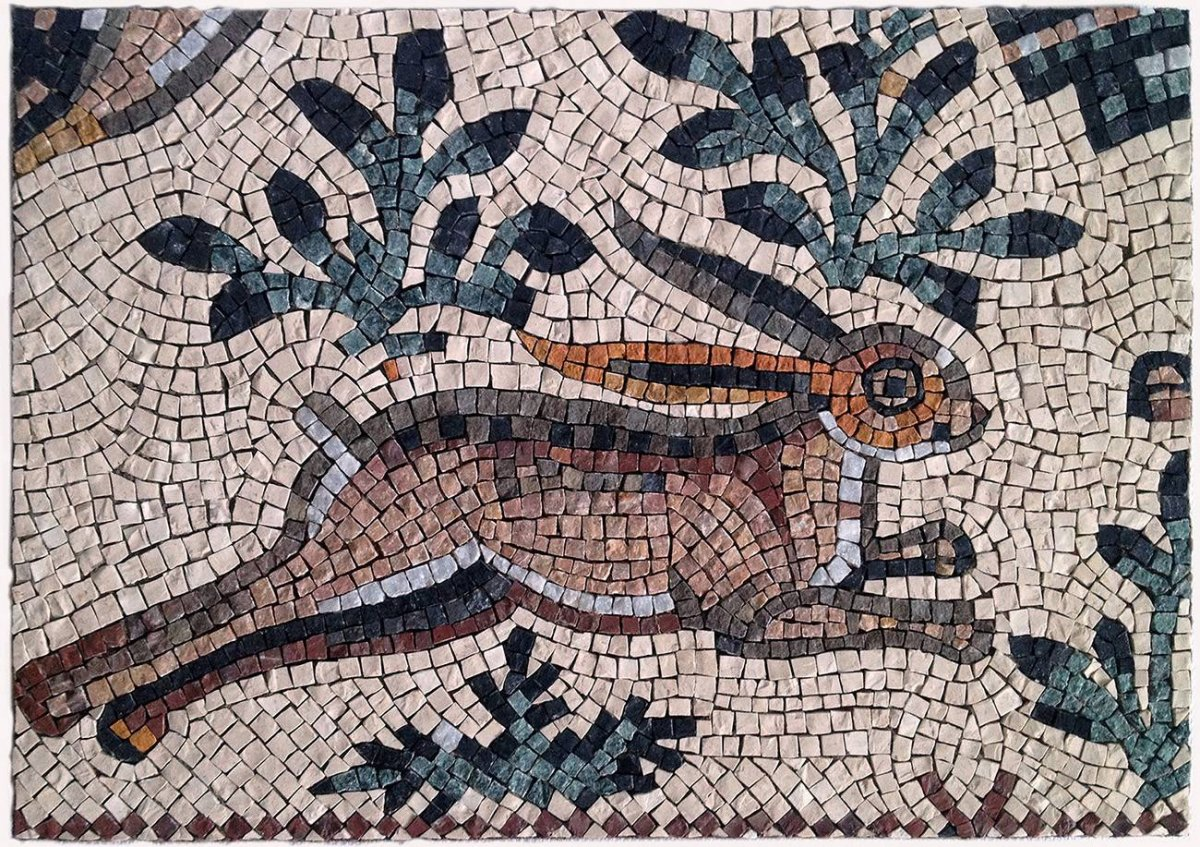 Заяц, Римская мозаика