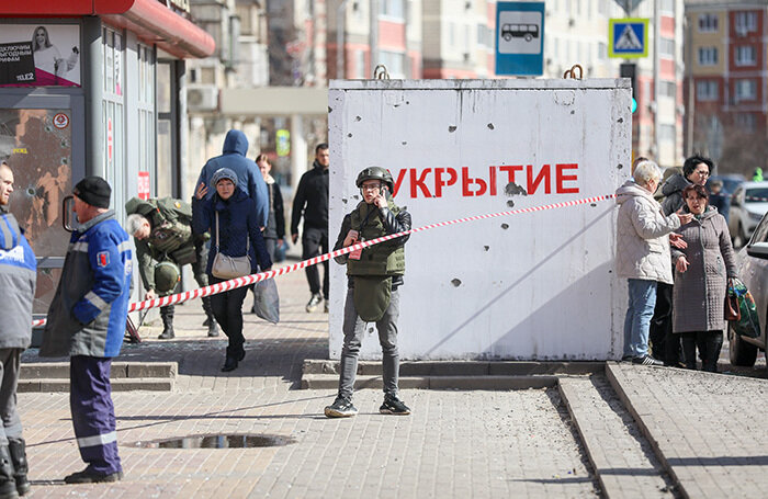    Последствия обстрела Белгорода.Павел Колядин/ТАСС