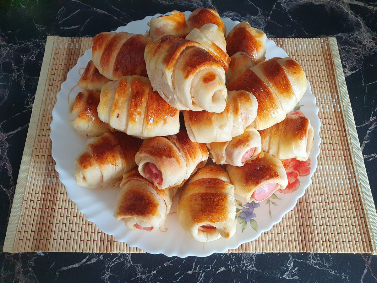 Сосиски в тесте. Фото личное.