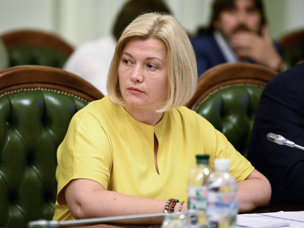    Депутат партии "Европейская Солидарность" Ирина Геращенко на первом заседании Подготовительной депутатской группы из числа новоизбранных народных депутатов Украины в Киеве. 9 августа 2019© РИА Новости / Стрингер