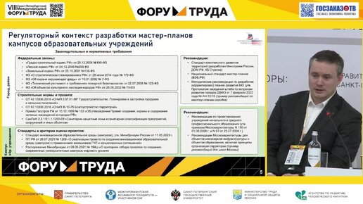 Форум труда 2024: Роль современного кампуса в образовании, науке, культуре. Санатов Дмитрий, Центр стратегических разработок «Северо-Запад