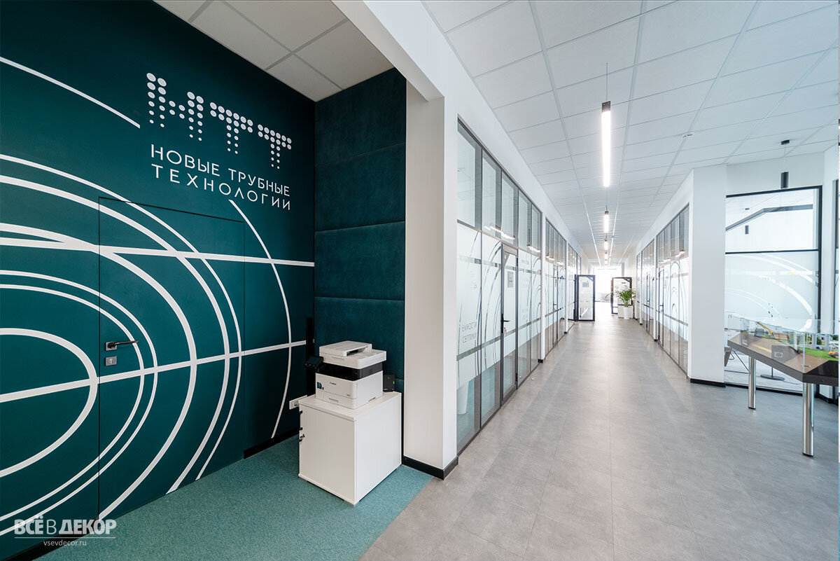 Рисунок на стене офиса как ключевой элемент дизайна интерьера