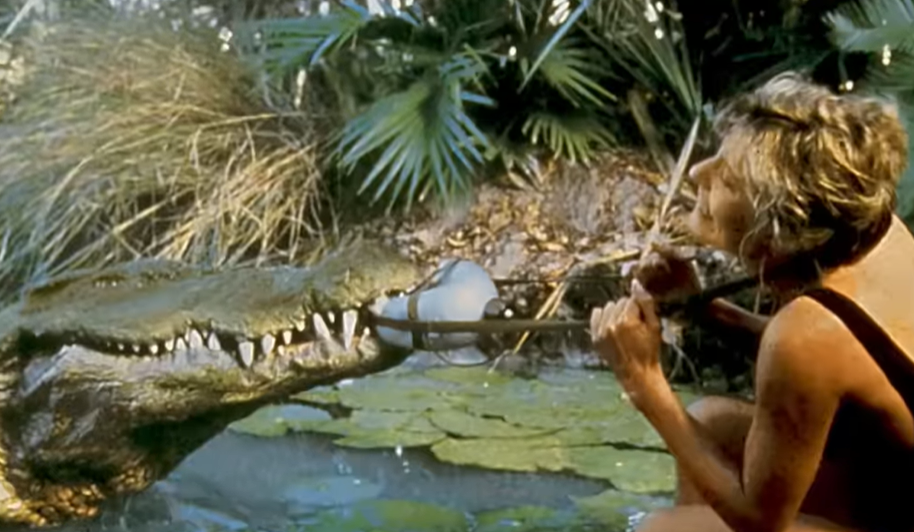 Как ни странно, но в детстве я всегда обходил стороной фильм "Крокодил Данди" (1986). Как-то не впечатляли меня все эти австралийские штуки.-9